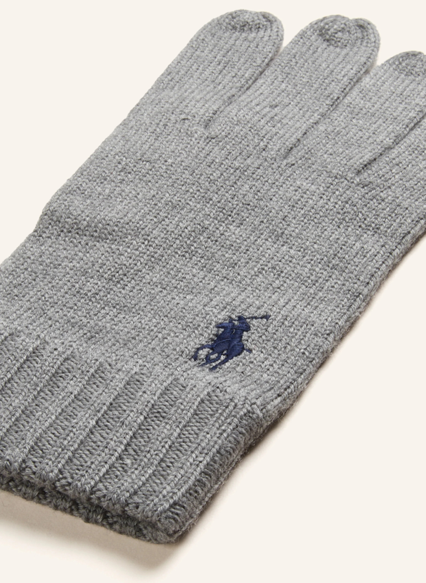 POLO RALPH LAUREN Handschuhe aus Merinowolle – GRAU