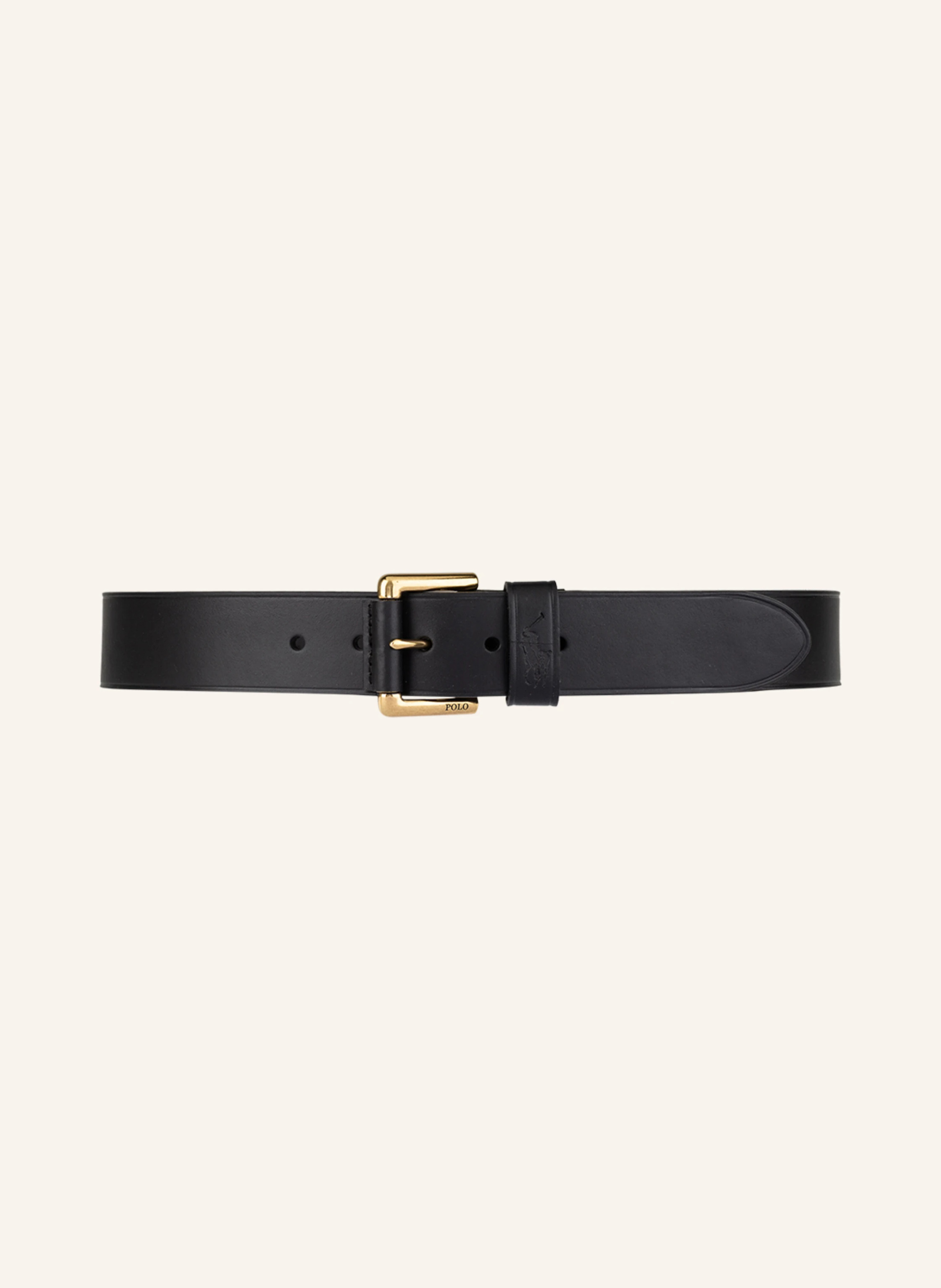 POLO RALPH LAUREN Ledergürtel – SCHWARZ