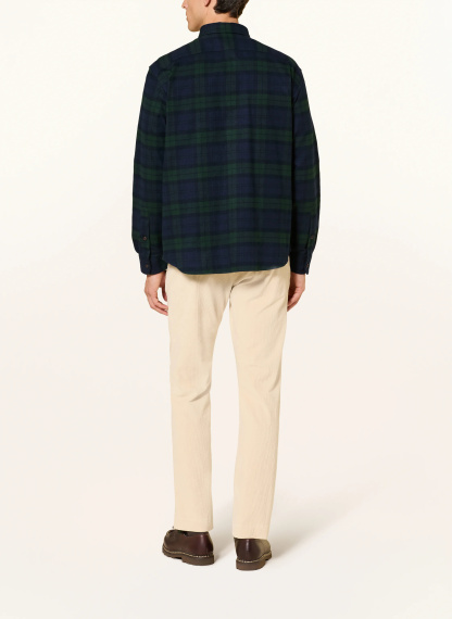 POLO RALPH LAUREN Flanellhemd Classic Fit – DUNKELGRÜN / DUNKELBLAU