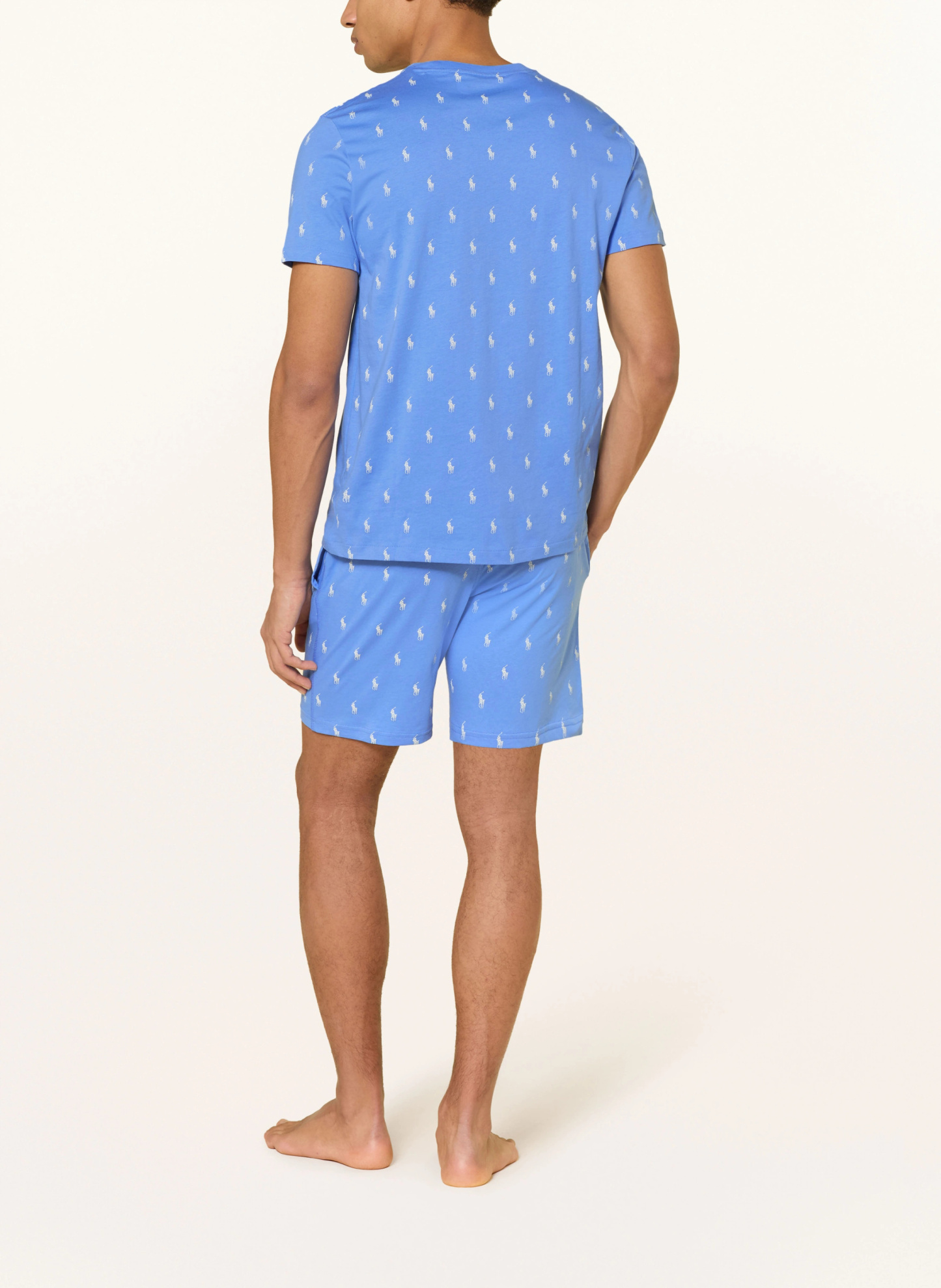 POLO RALPH LAUREN Lounge-Shirt – BLAU / WEISS