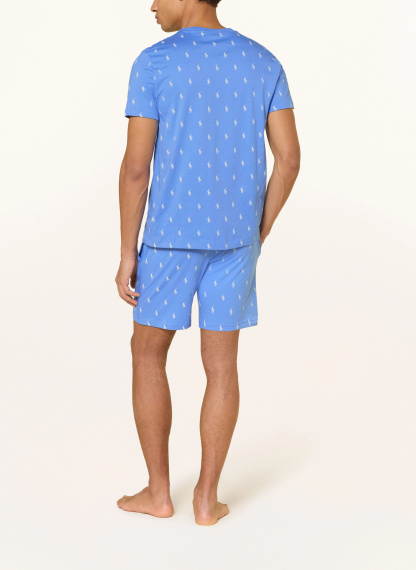 POLO RALPH LAUREN Lounge-Shirt – BLAU / WEISS