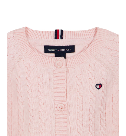 Tommy Hilfiger Baby Girls' Long-Sleeve Sweater and Pants, 2-Piece Set - pink
