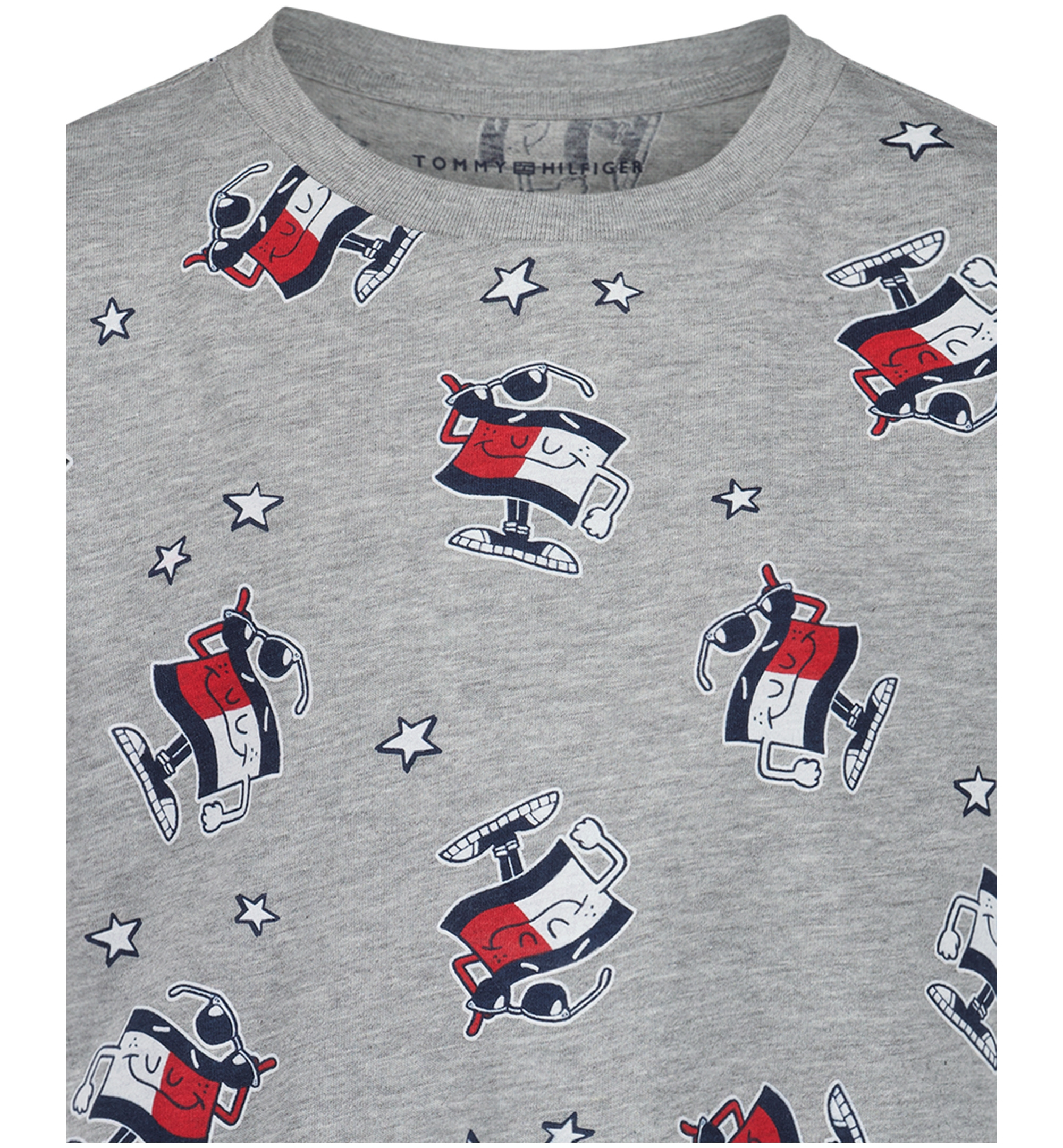 Tommy Hilfiger Boys' 2T-7 Short-Sleeve Graphic T-Shirt - Gray Heather