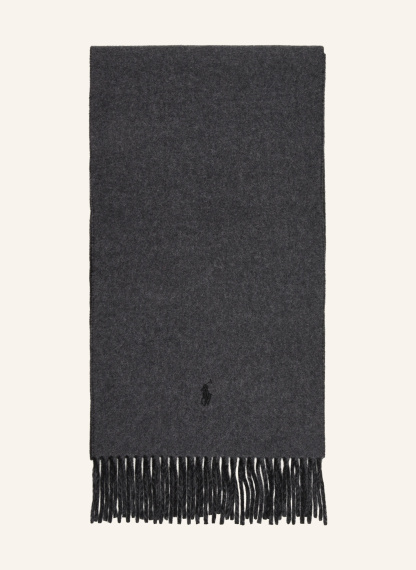 POLO RALPH LAUREN Schal – DUNKELGRAU / SCHWARZ