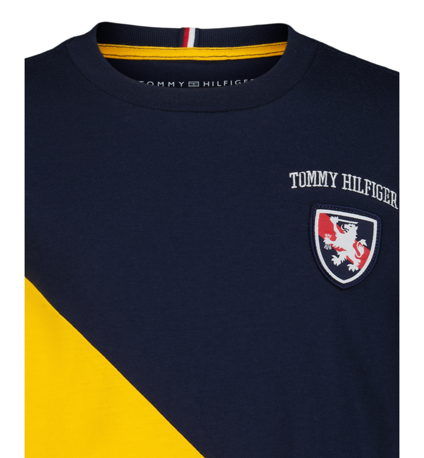 Tommy Hilfiger Boys' 8-20 Color-Blocked Logo Graphic T-Shirt - Navy Blazer
