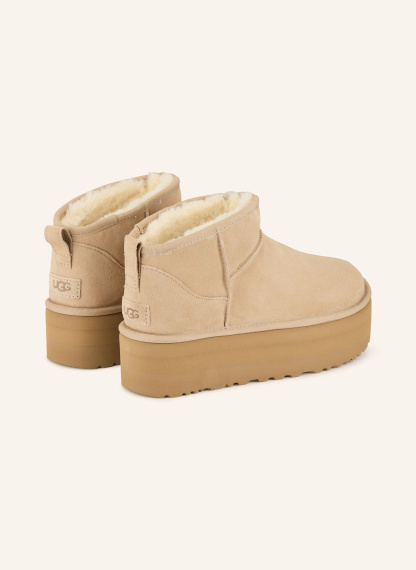 UGG Plateau-Boots CLASSIC ULTRA MINI PLATFORM – BEIGE