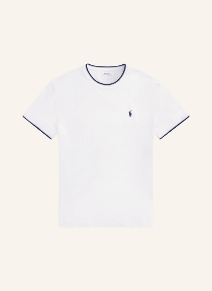 POLO RALPH LAUREN T-Shirt – WEISS / GRAU / DUNKELBLAU