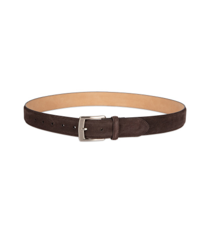 32MM Tommy Hilfiger Men's Casual Logo Detail Belt - Brown