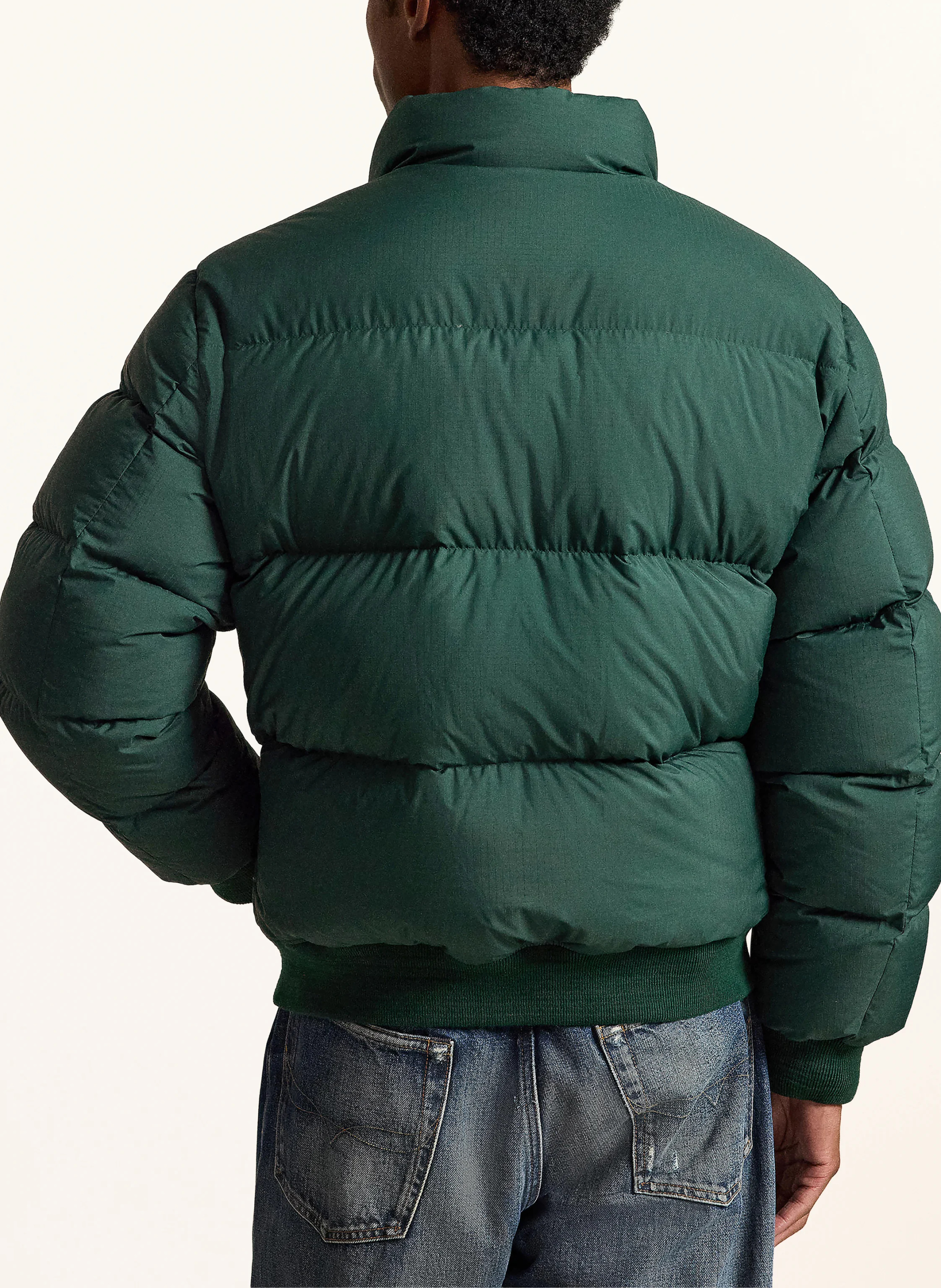 POLO RALPH LAUREN Daunenjacke – PETROL / DUNKELROT / DUNKELGRÜN