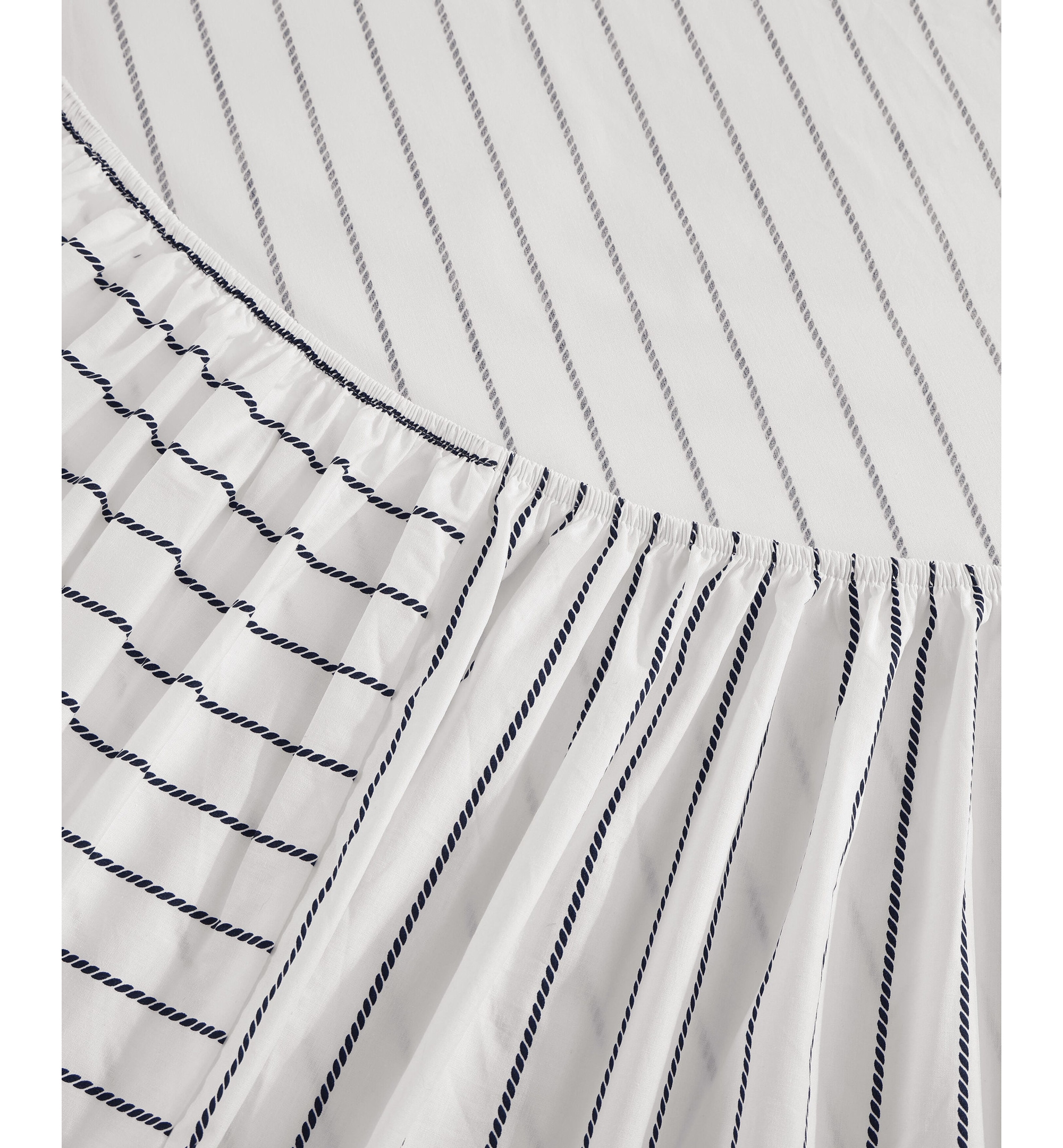 Tommy Hilfiger Printed 200-Thread Count Cotton Percale Sheet Set - Rope Stripe