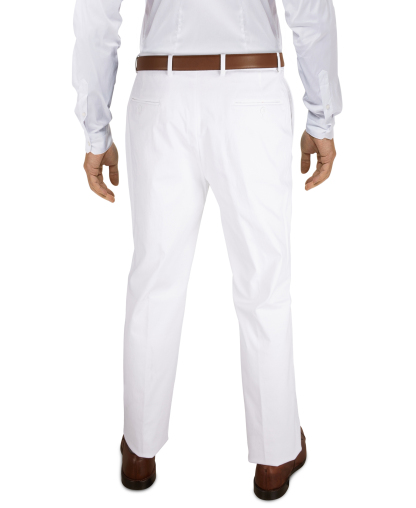 Tommy Hilfiger Men's Modern-Fit TH Flex Stretch Solid Performance Pants - White