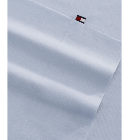 Tommy Hilfiger Performance Cooling Solid Sheet Set - Boathouse Blue