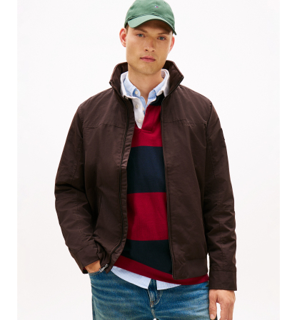 Tommy Hilfiger Men's Regatta Water Resistant Jacket - Chocolate Brown