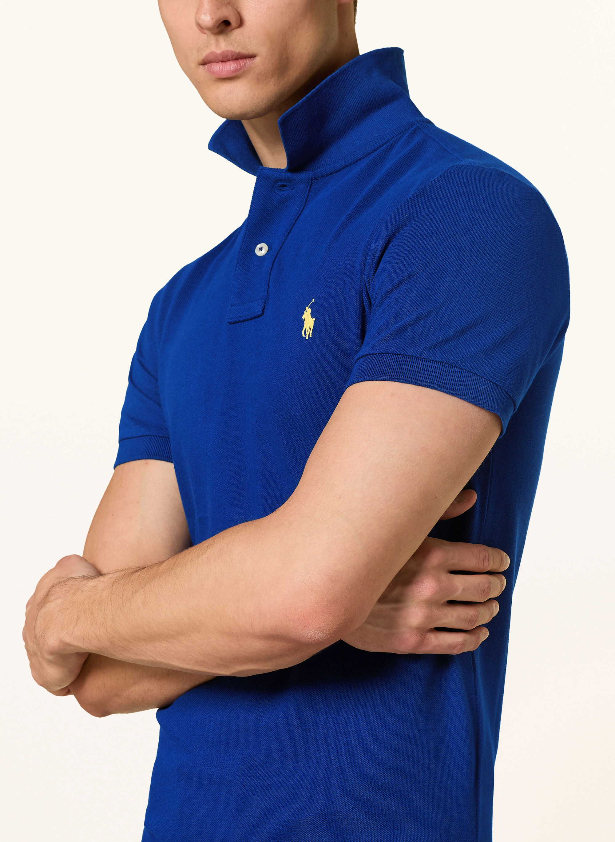 POLO RALPH LAUREN Piqué-Poloshirt Slim Fit – DUNKELBLAU (1)