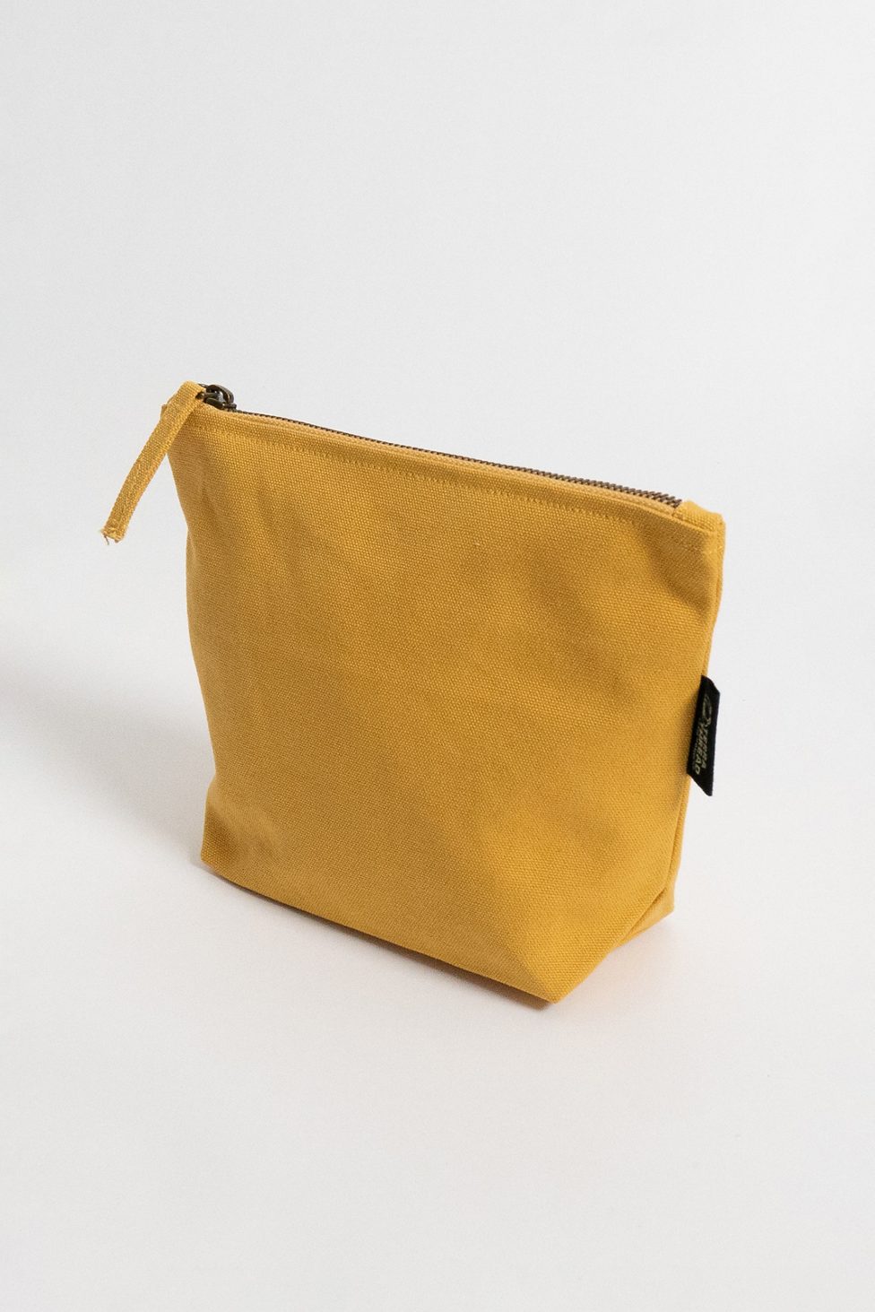 Terra Thread Organic Cotton Canvas Zippered Pouch - Mustard