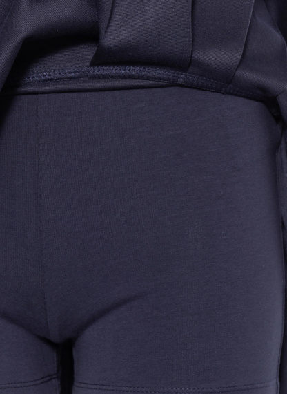 POLO RALPH LAUREN Faltenrock PONTE – DUNKELBLAU