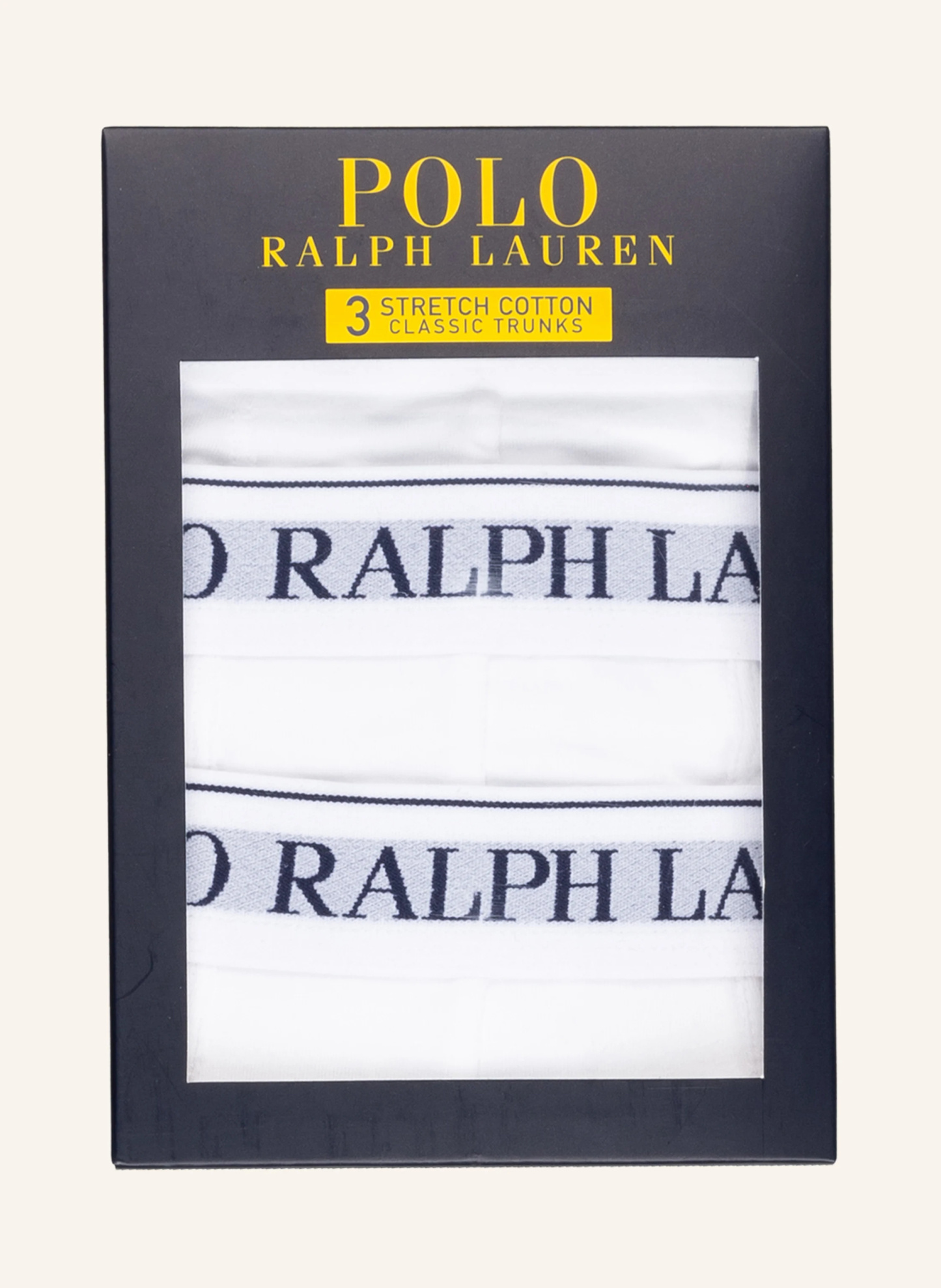 POLO RALPH LAUREN 3er-Pack Boxershorts – WEISS