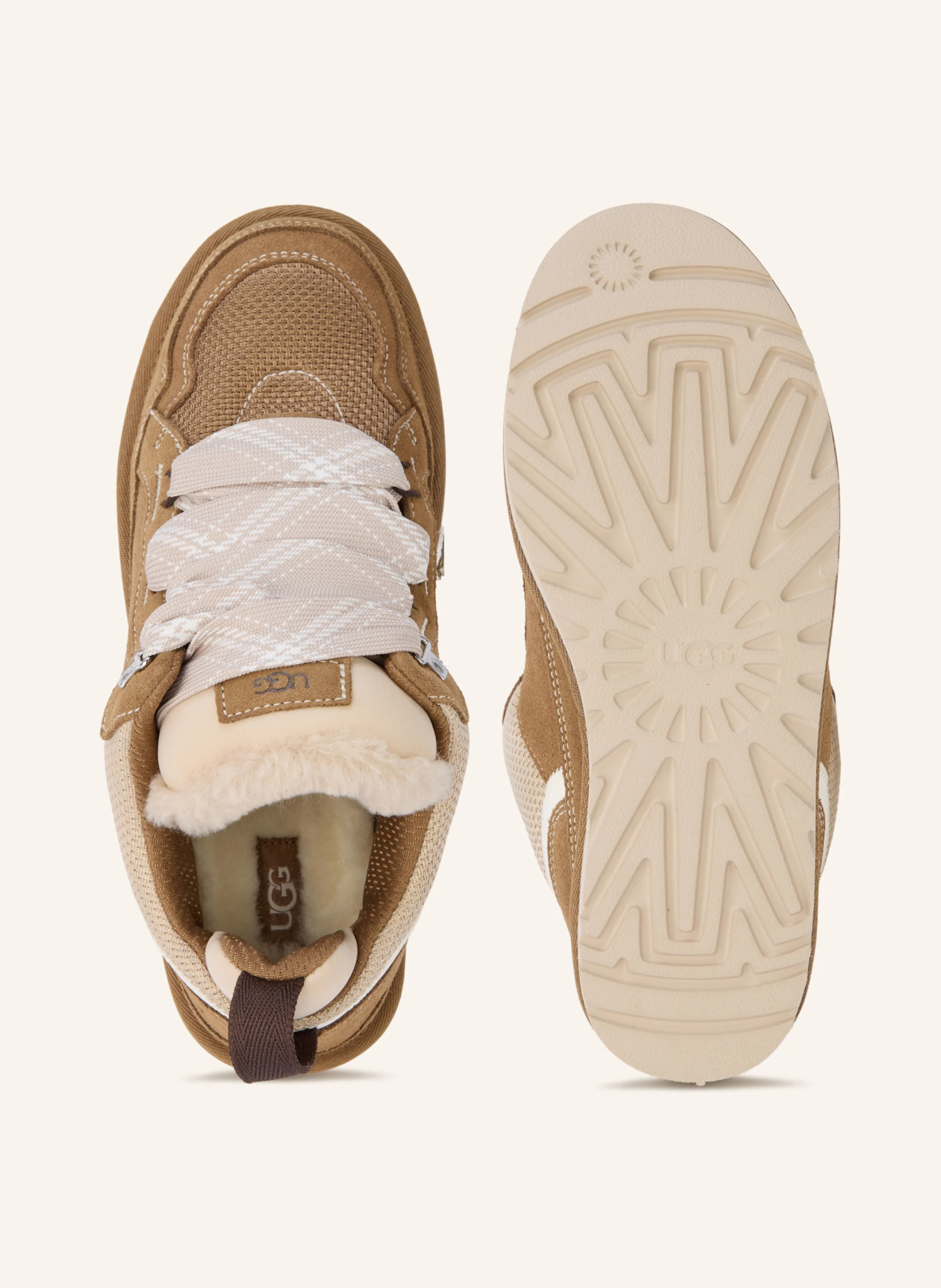 UGG Sneaker LOWMEL – CAMEL / HELLBRAUN / WEISS