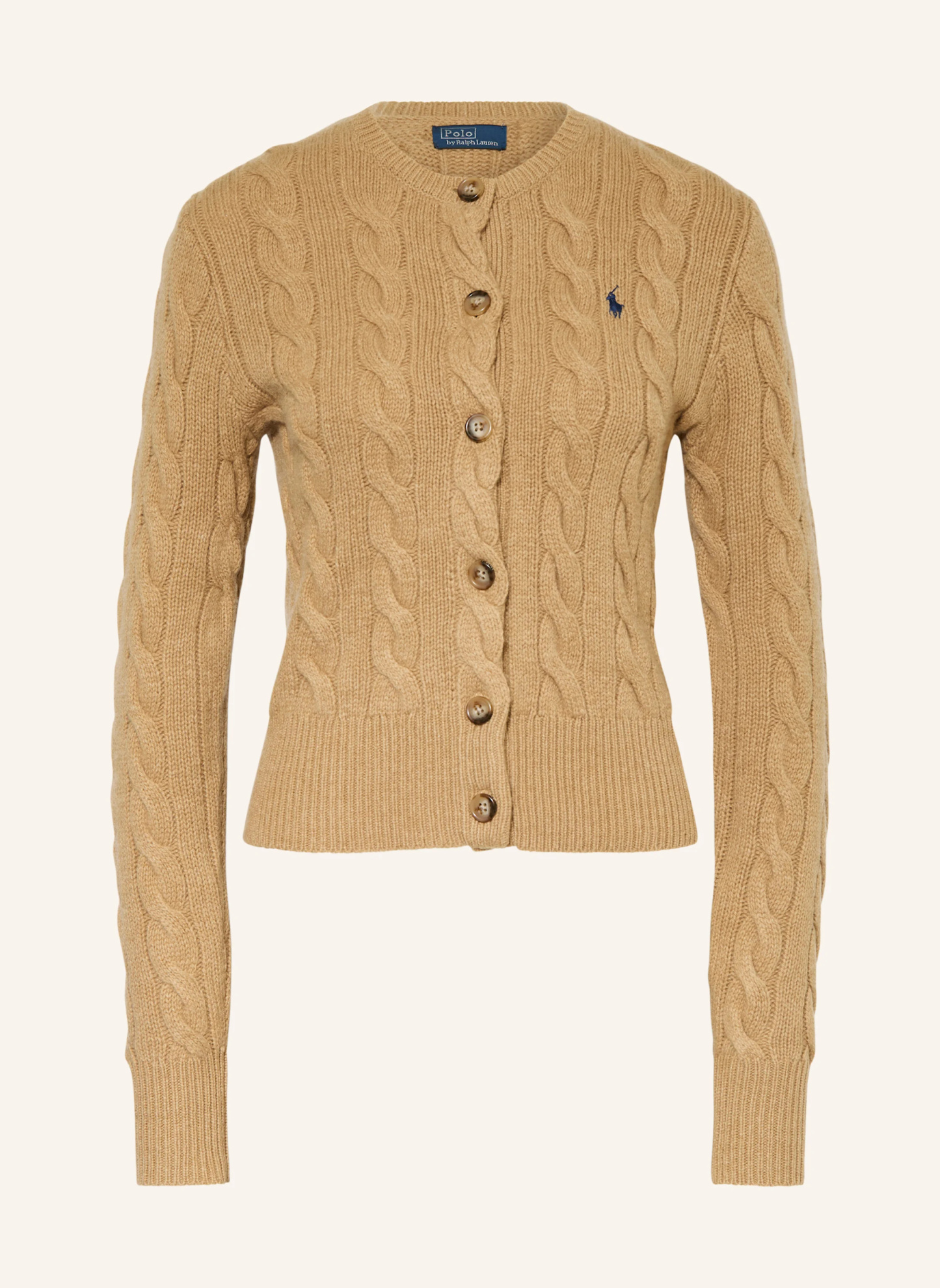 POLO RALPH LAUREN Strickjacke – CAMEL