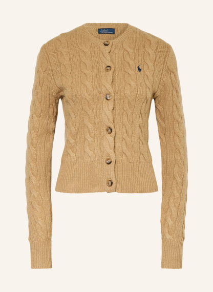 POLO RALPH LAUREN Strickjacke – CAMEL