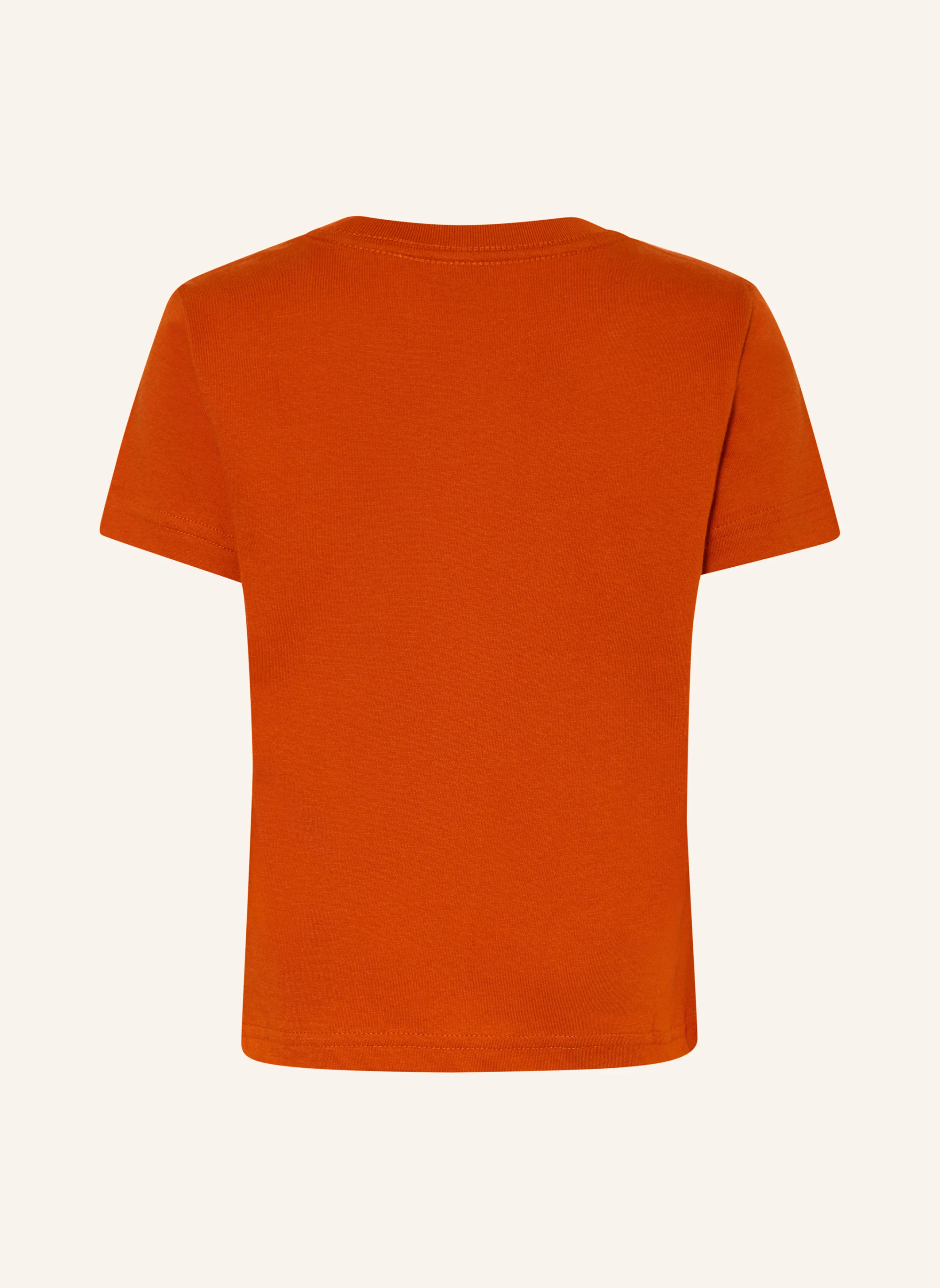 POLO RALPH LAUREN T-Shirt – DUNKELORANGE / HELLBRAUN / DUNKELGRÜN