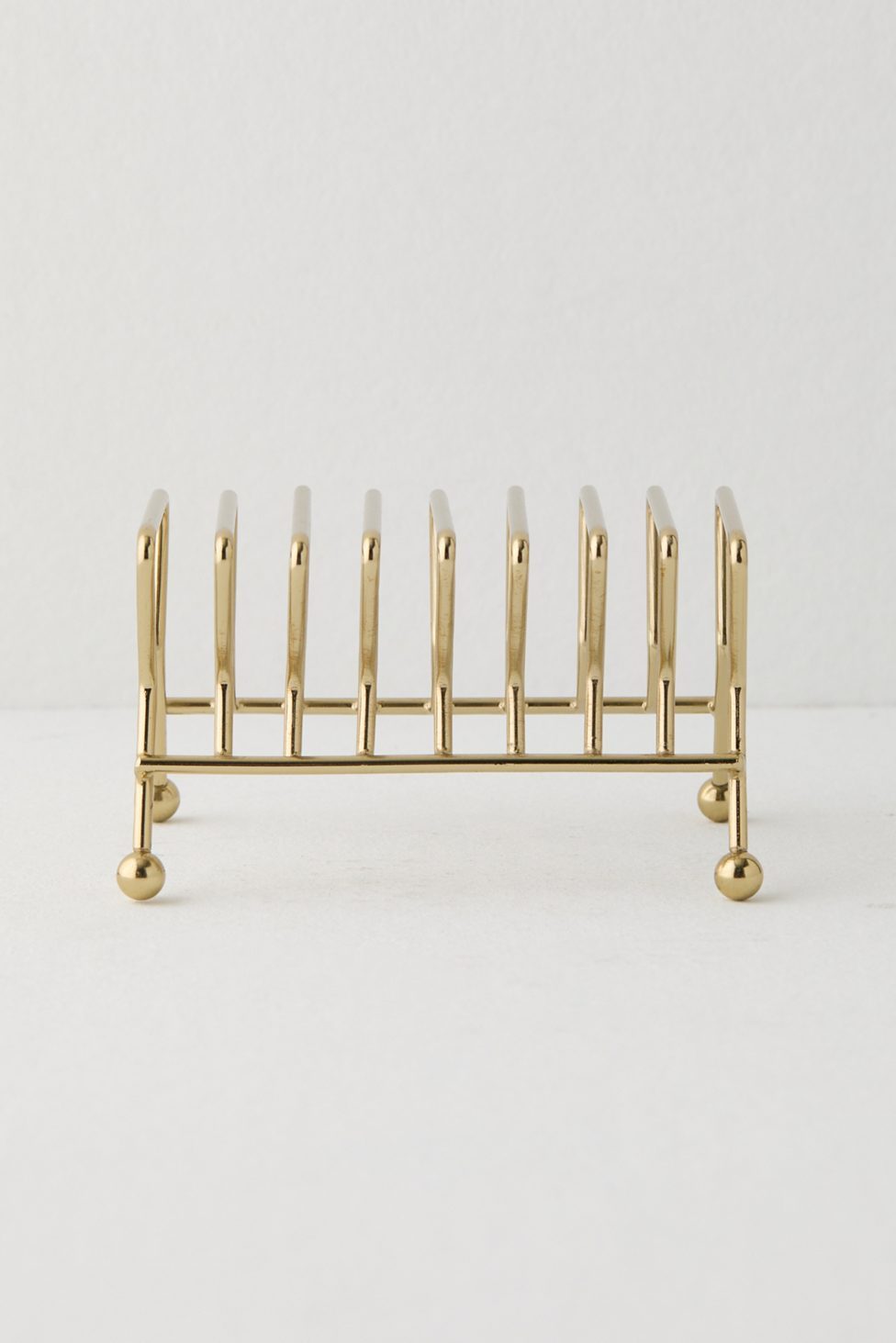 Nina Record Storage Rack - Gold