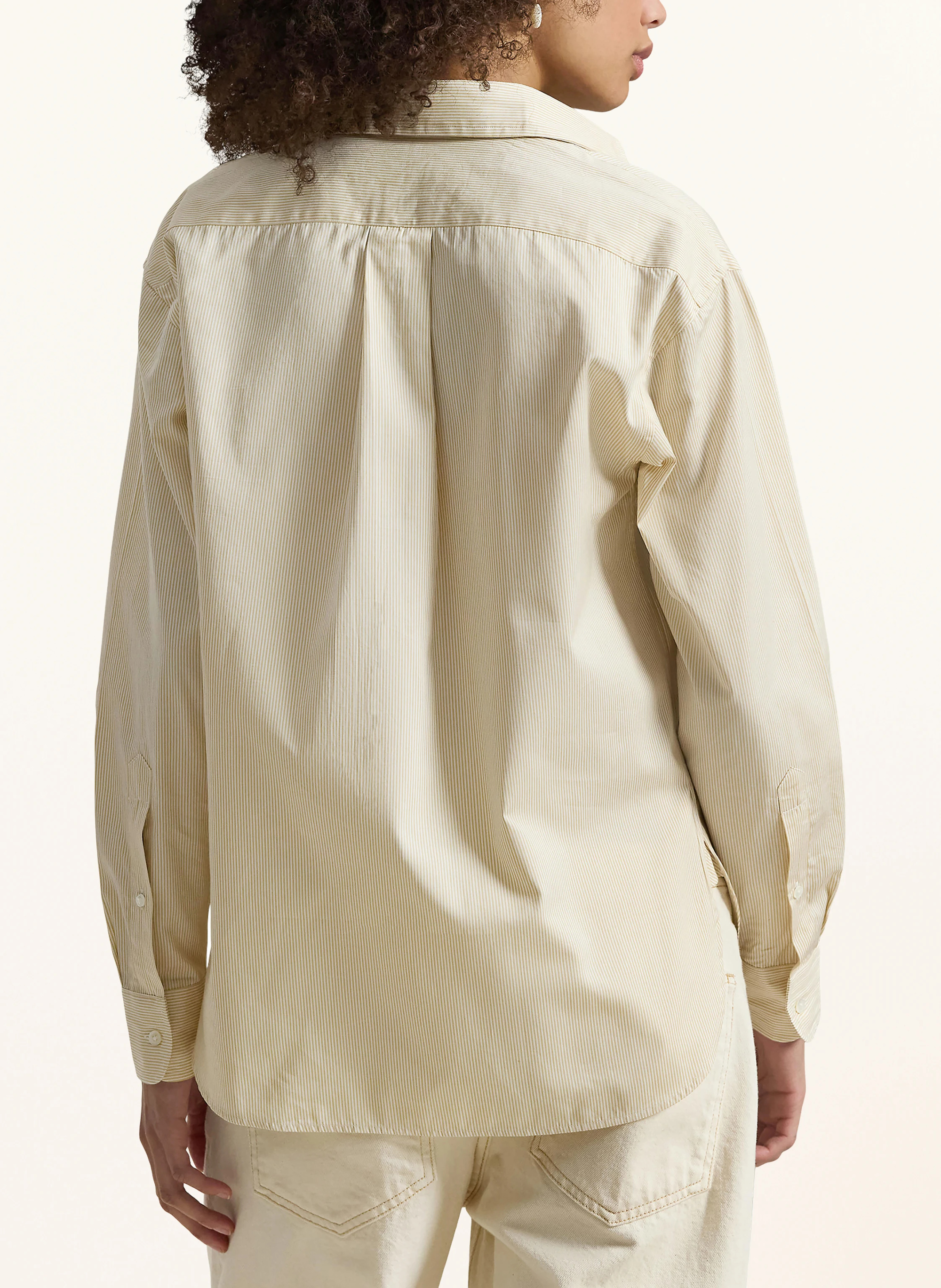 POLO RALPH LAUREN Hemdbluse – CAMEL / WEISS