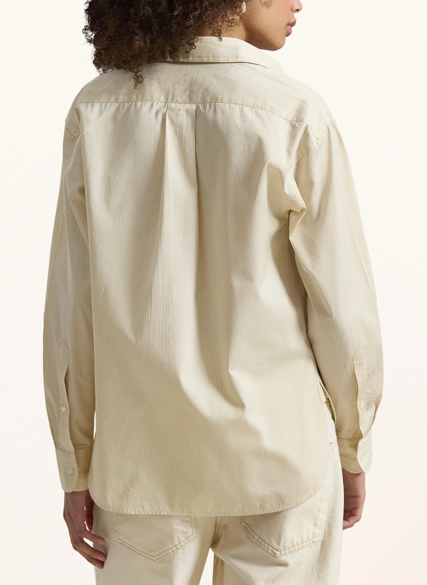 POLO RALPH LAUREN Hemdbluse – CAMEL / WEISS