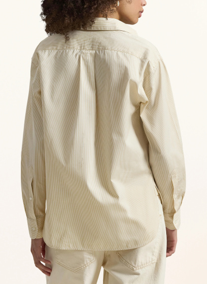 POLO RALPH LAUREN Hemdbluse – CAMEL / WEISS