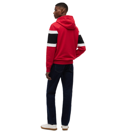 Tommy Hilfiger x Cadillac F1® Men's Panelled Script Hoodie - Red