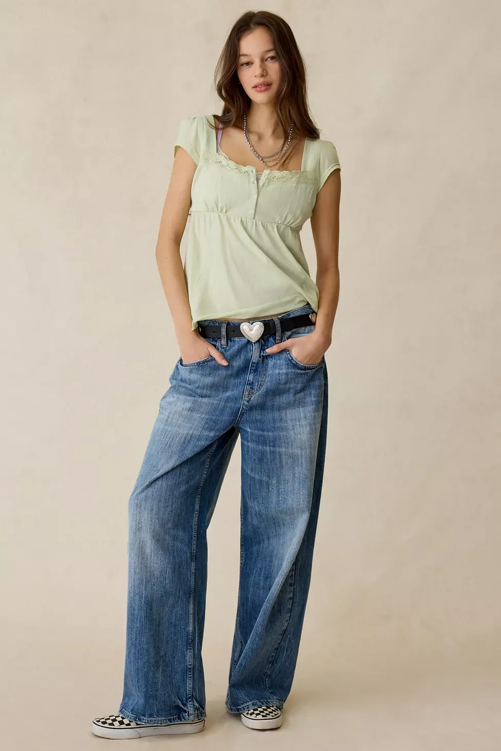 BDG Jaya Baggy Boyfriend Jeans - Cali Vintage Mid