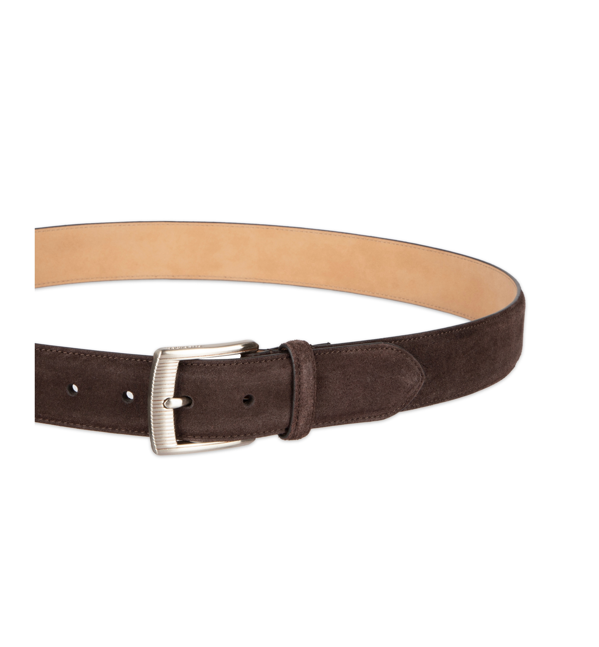 32MM Tommy Hilfiger Men's Casual Logo Detail Belt - Brown