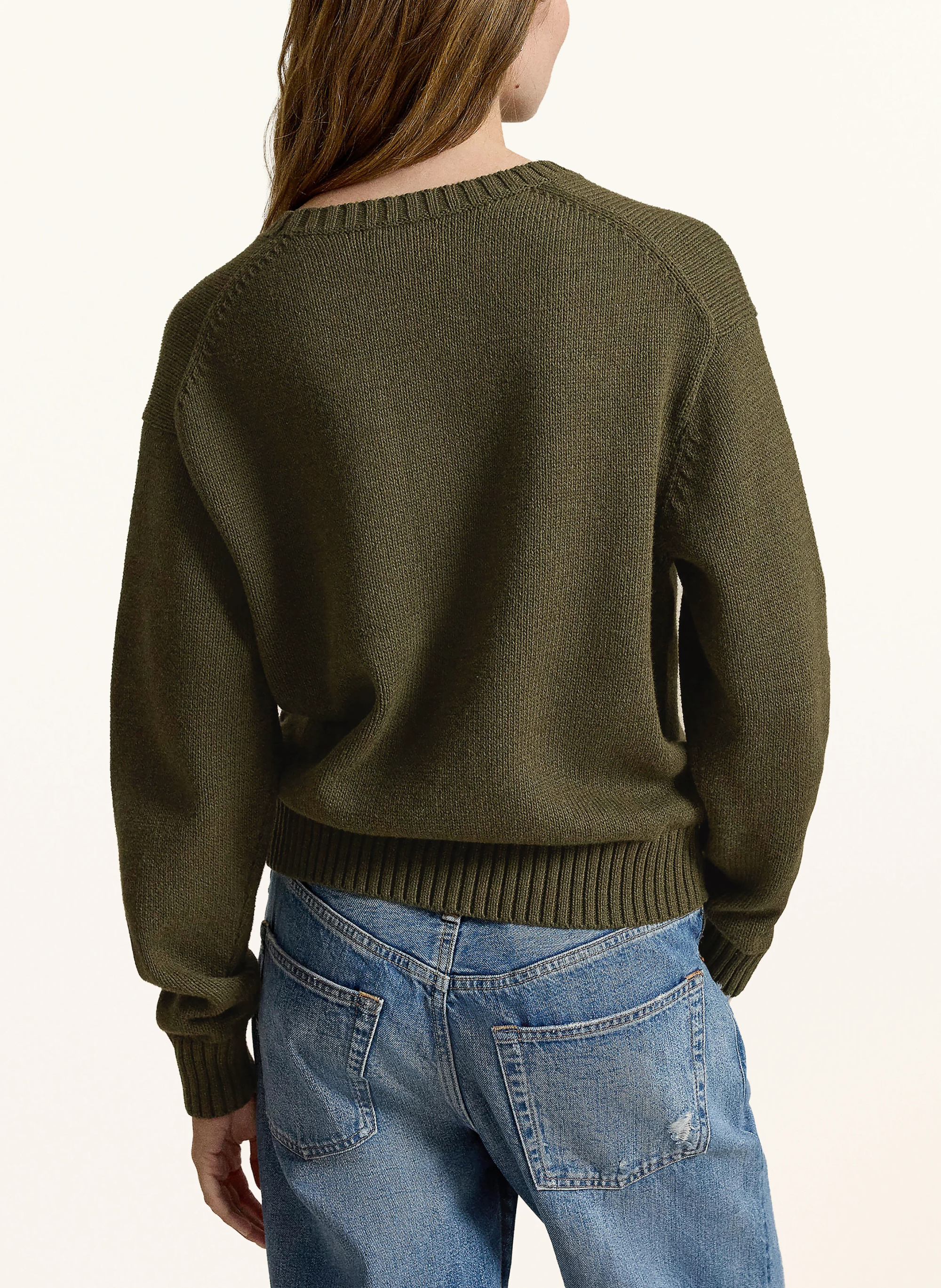 POLO RALPH LAUREN Pullover – OLIV / CAMEL / DUNKELBLAU
