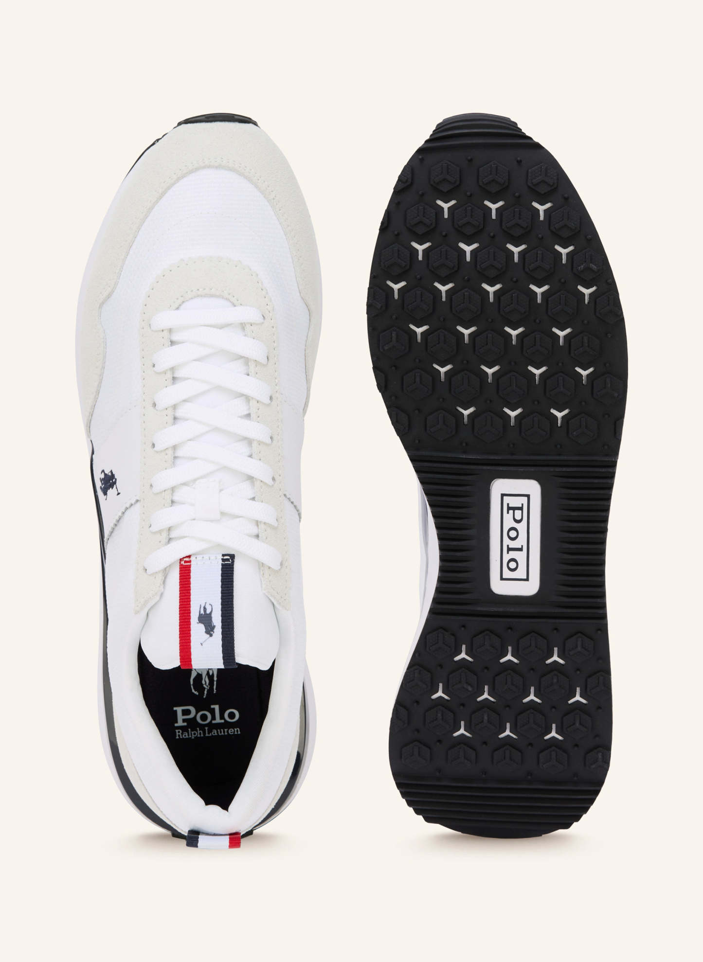 POLO RALPH LAUREN Sneaker TRAIN 89 – WEISS / ROT / DUNKELBLAU