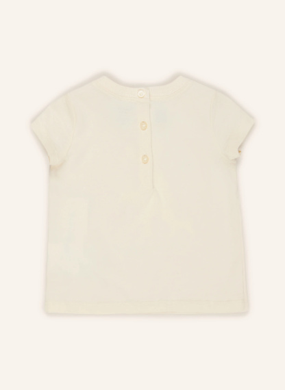POLO RALPH LAUREN T-Shirt – CREME / BRAUN / GRÜN