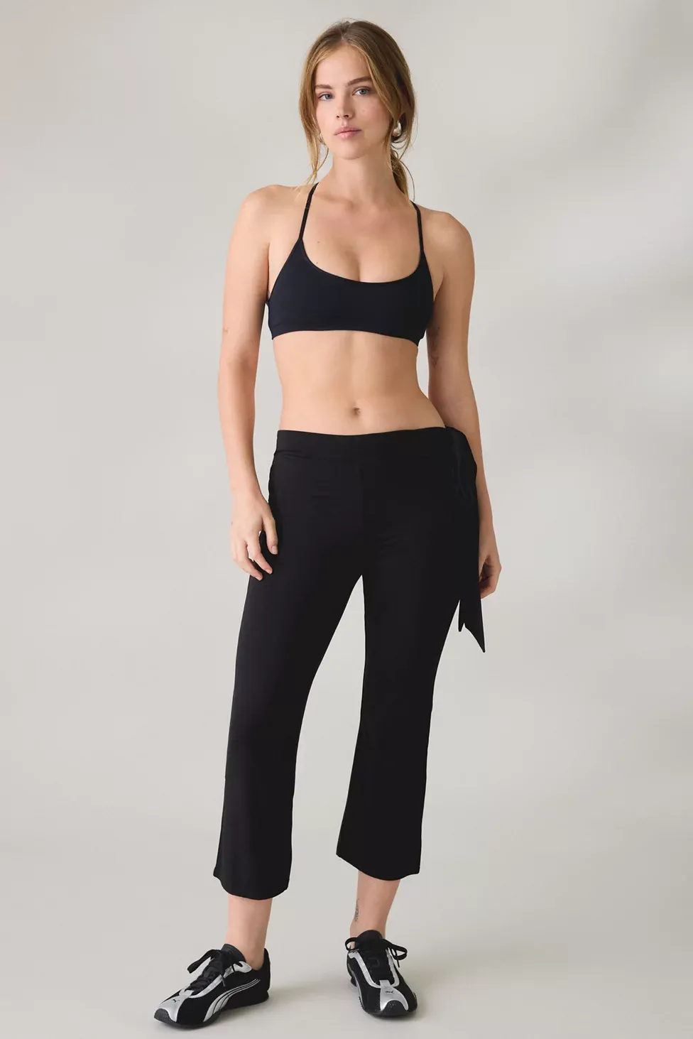 Out From Under Frankie Seamless Knit Strappy Bralette - Black