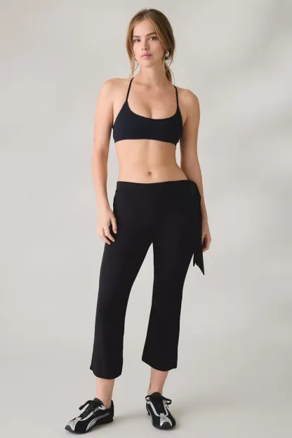 Out From Under Frankie Seamless Knit Strappy Bralette - Black