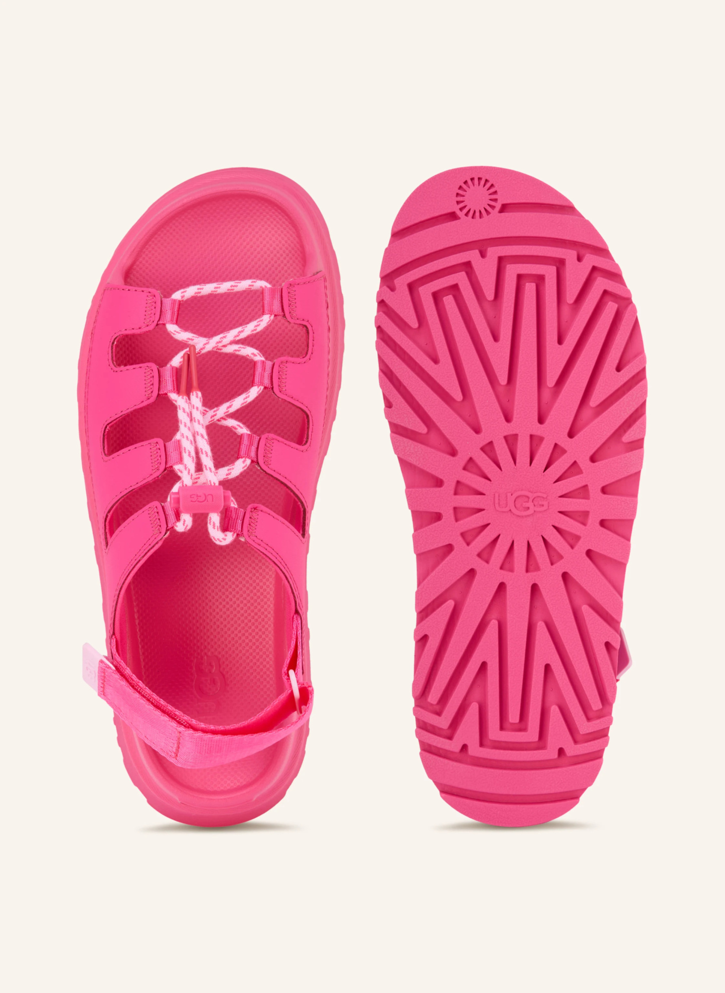 UGG Plateau-Sandalen GOLDENGLOW TOGGLE – PINK