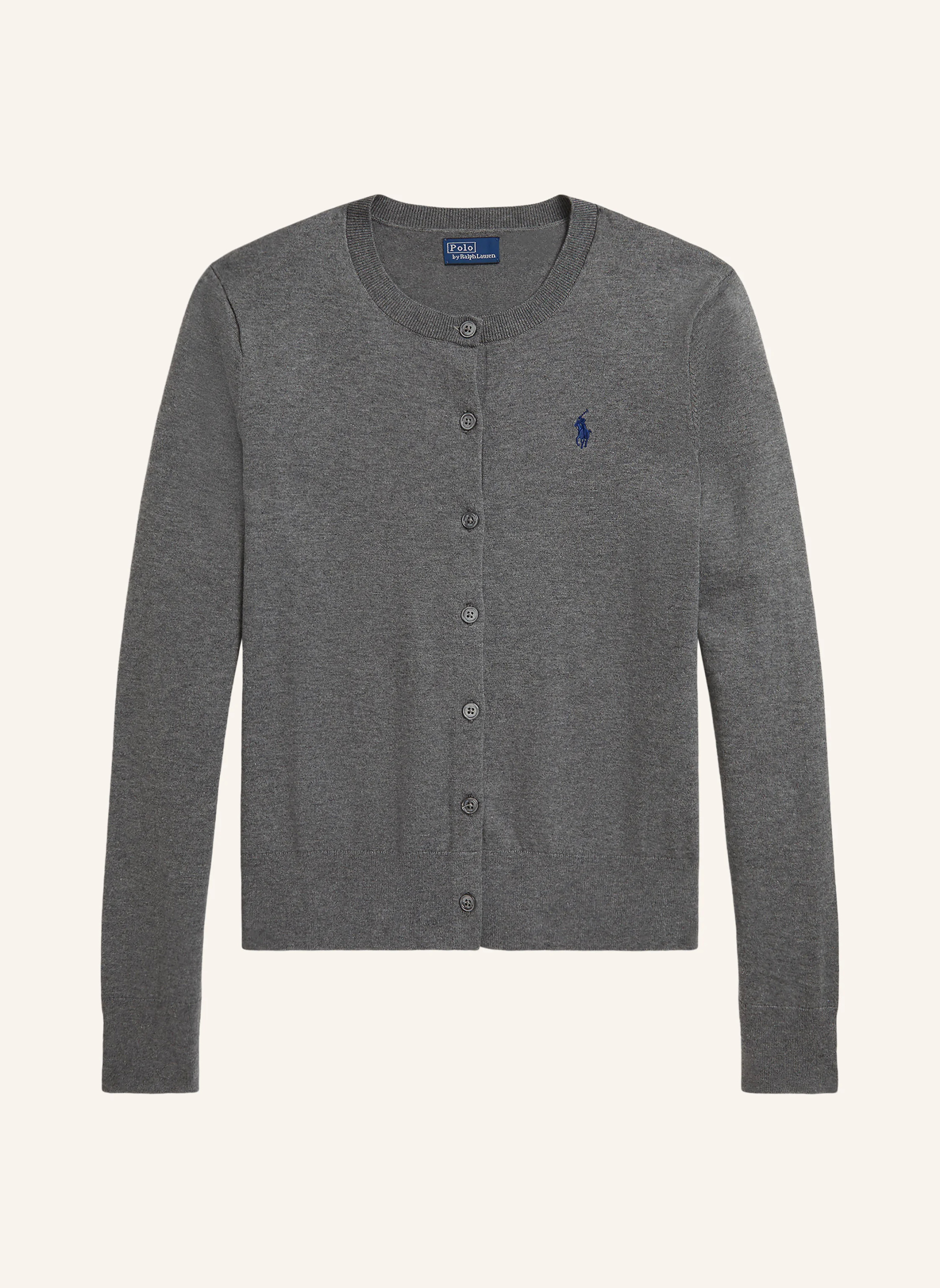 POLO RALPH LAUREN Strickjacke – GRAU