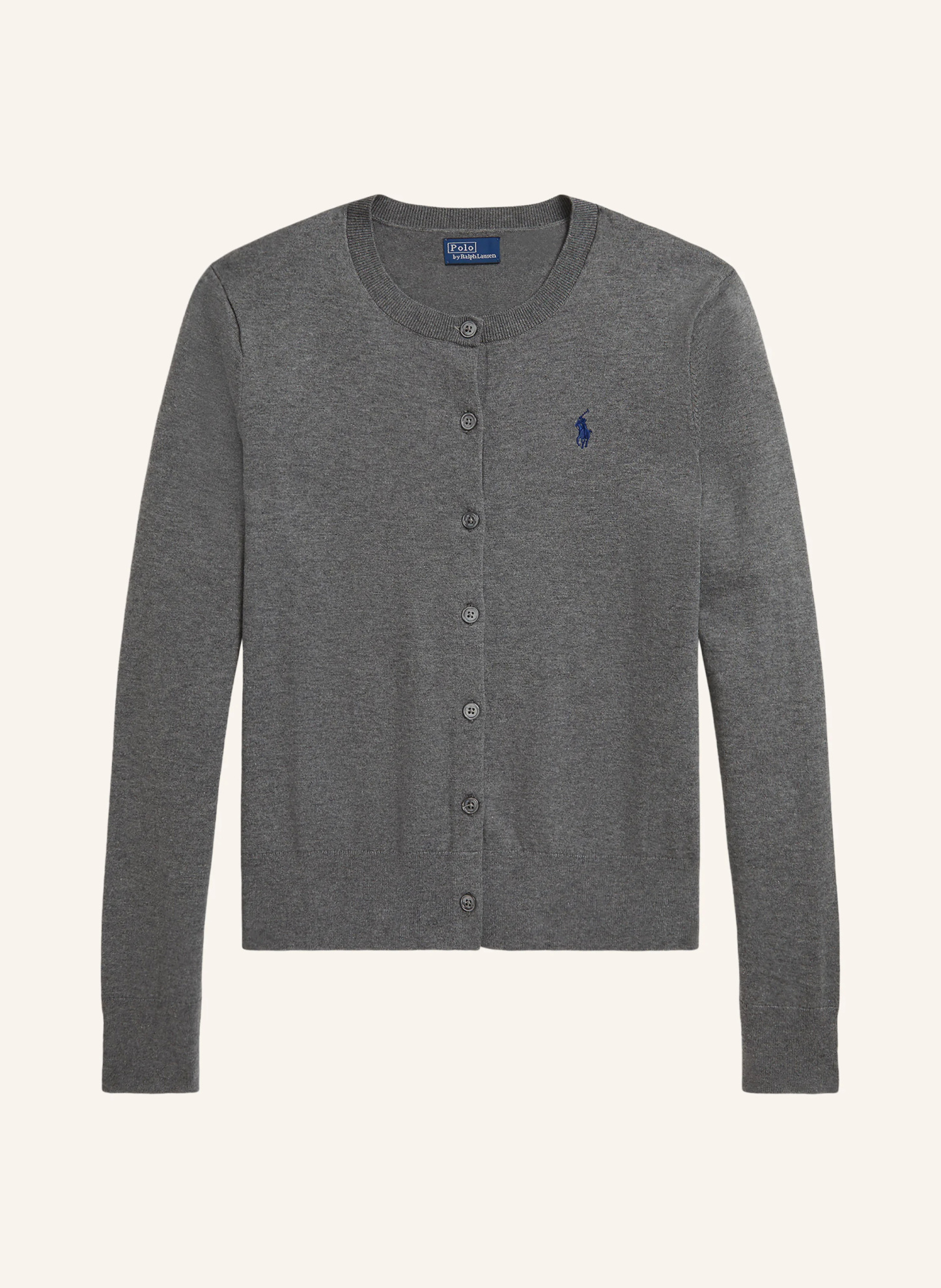 POLO RALPH LAUREN Strickjacke – GRAU