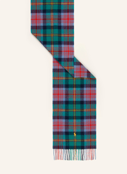 POLO RALPH LAUREN Schal – DUNKELBLAU / ROT / GRÜN