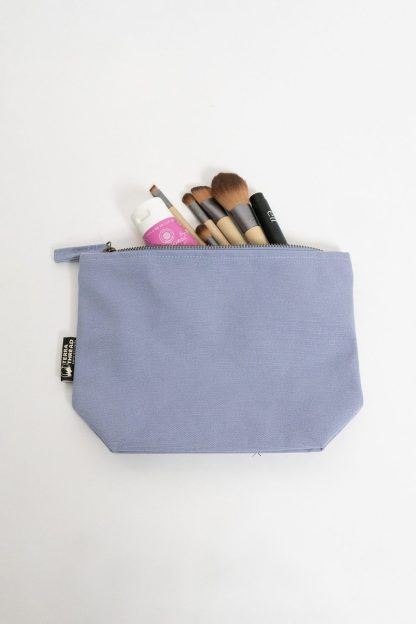 Terra Thread Organic Cotton Canvas Zippered Pouch - Lavender