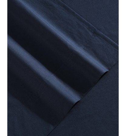 Tommy Hilfiger Solid 200-Thread Count Cotton Percale Sheet Set - Navy