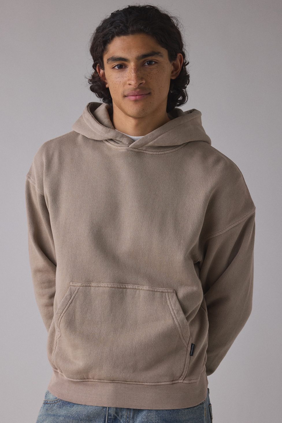 Standard Cloth Pregame Hoodie Sweatshirt - Light Taupe Wash