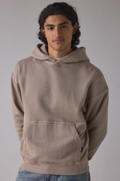 Standard Cloth Pregame Hoodie Sweatshirt - Light Taupe Wash