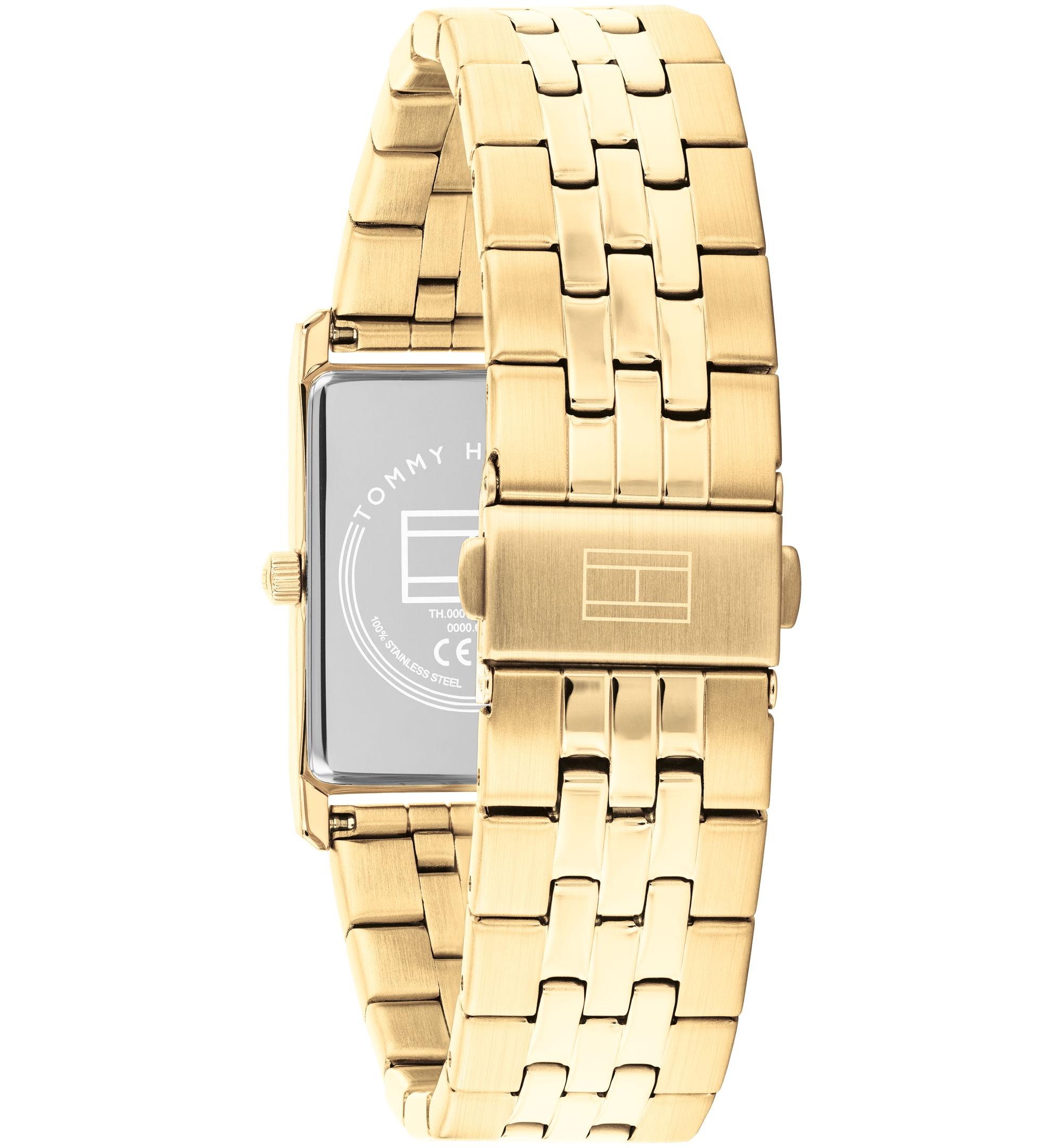 Tommy Hilfiger Men's Quartz Gold Tone Stainless Steel Bracelet Watch, 25.5 mm - Gold