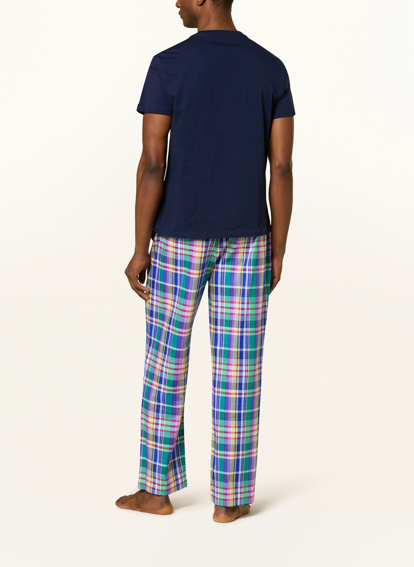 POLO RALPH LAUREN Schlafanzug – DUNKELBLAU / LILA / GELB