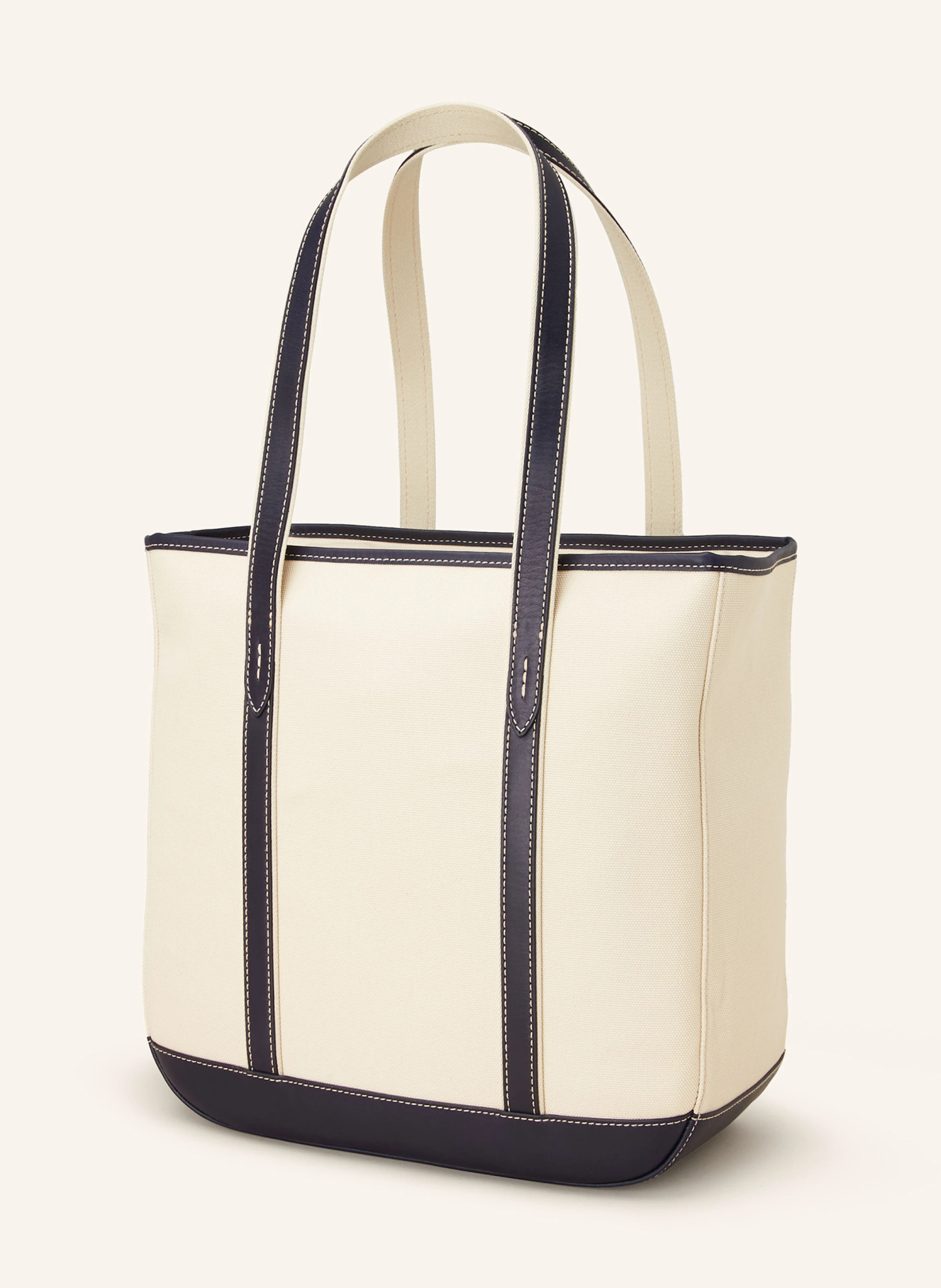 POLO RALPH LAUREN Shopper – ECRU / DUNKELBLAU