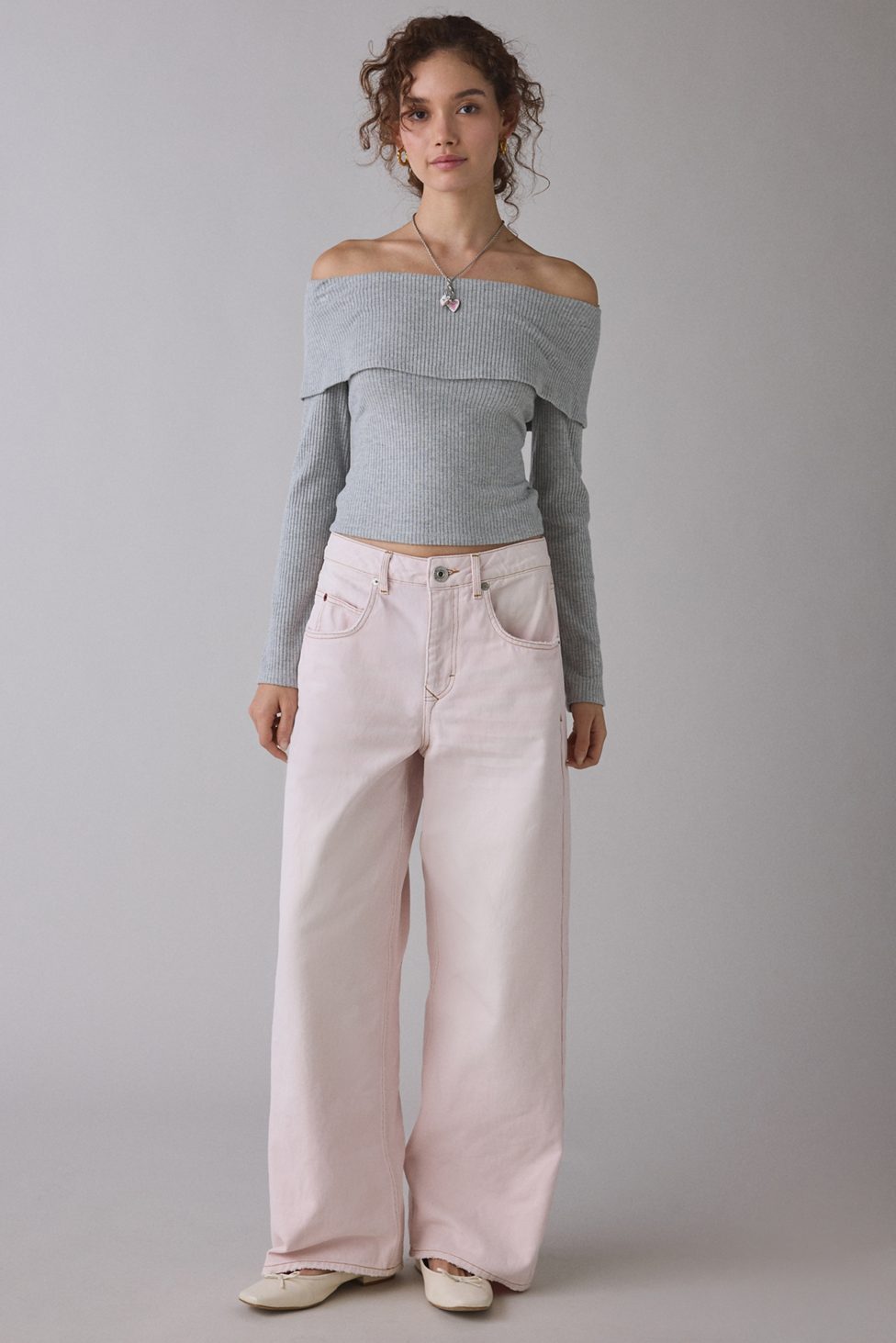 BDG Jaya Baggy Boyfriend Jeans - Pink