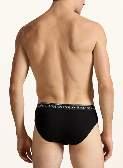 POLO RALPH LAUREN 3er-Pack Slips – SCHWARZ